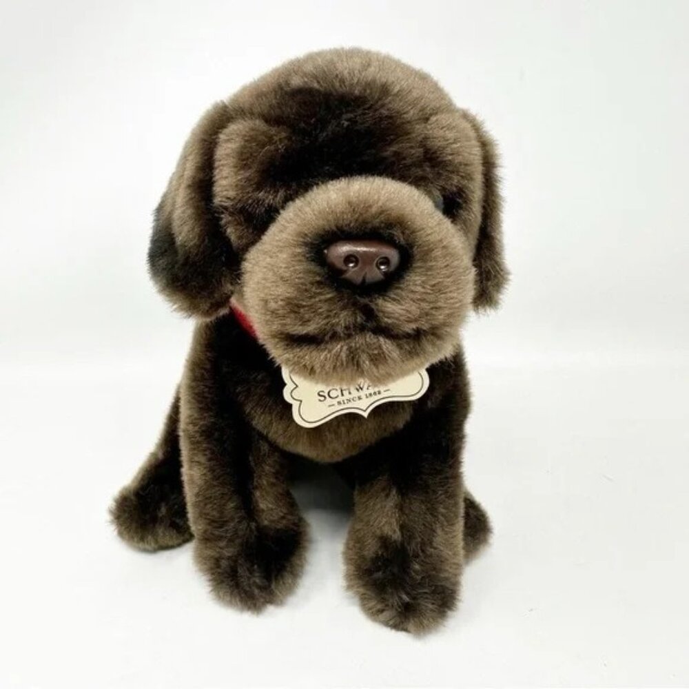 FAO Schwarz Chocolate Lab Puppy Dog Plush